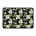 Watercolor Alstroemeria Pattern Print Kitchen Mat
