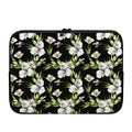 Watercolor Alstroemeria Pattern Print Laptop Sleeve