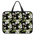 Watercolor Alstroemeria Pattern Print Laptop Sleeve With Handle