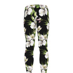 Watercolor Alstroemeria Pattern Print Men's leggings