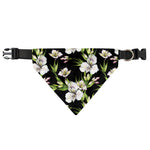 Watercolor Alstroemeria Pattern Print Over The Collar Dog Bandana