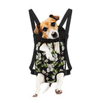 Watercolor Alstroemeria Pattern Print Pet Carrier Backpack