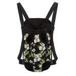 Watercolor Alstroemeria Pattern Print Pet Carrier Backpack