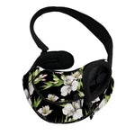 Watercolor Alstroemeria Pattern Print Pet Sling Carrier