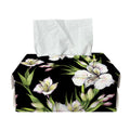 Watercolor Alstroemeria Pattern Print Rectangle Tissue Box Cover