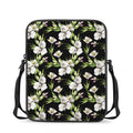 Watercolor Alstroemeria Pattern Print Rectangular Crossbody Bag