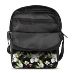 Watercolor Alstroemeria Pattern Print Rectangular Crossbody Bag