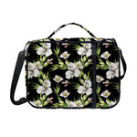Watercolor Alstroemeria Pattern Print Shoulder Strap Bible Bag