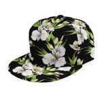 Watercolor Alstroemeria Pattern Print Snapback Cap