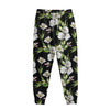 Watercolor Alstroemeria Pattern Print Sweatpants