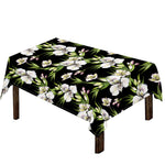 Watercolor Alstroemeria Pattern Print Tablecloth