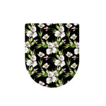 Watercolor Alstroemeria Pattern Print Toilet Lid Cover