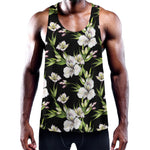 Watercolor Alstroemeria Pattern Print Training Tank Top