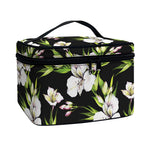 Watercolor Alstroemeria Pattern Print Travel Makeup Bag