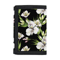 Watercolor Alstroemeria Pattern Print Trifold Wallet