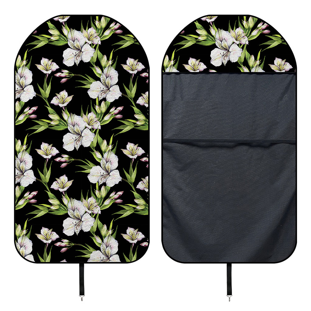 Watercolor Alstroemeria Pattern Print Waterproof Car Seat Cover