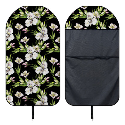 Watercolor Alstroemeria Pattern Print Waterproof Car Seat Cover