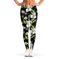 Watercolor Alstroemeria Pattern Print Women's Leggings