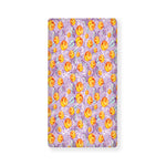 Watercolor Apricot Fruit Pattern Print Baby Crib Sheet