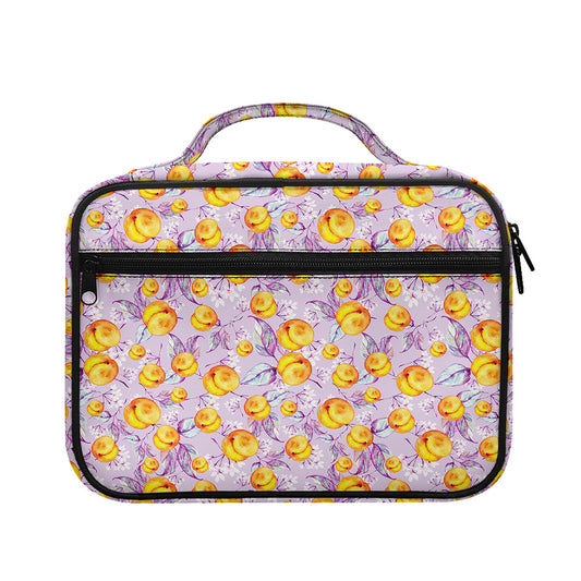 Watercolor Apricot Fruit Pattern Print Briefcase Bible Bag