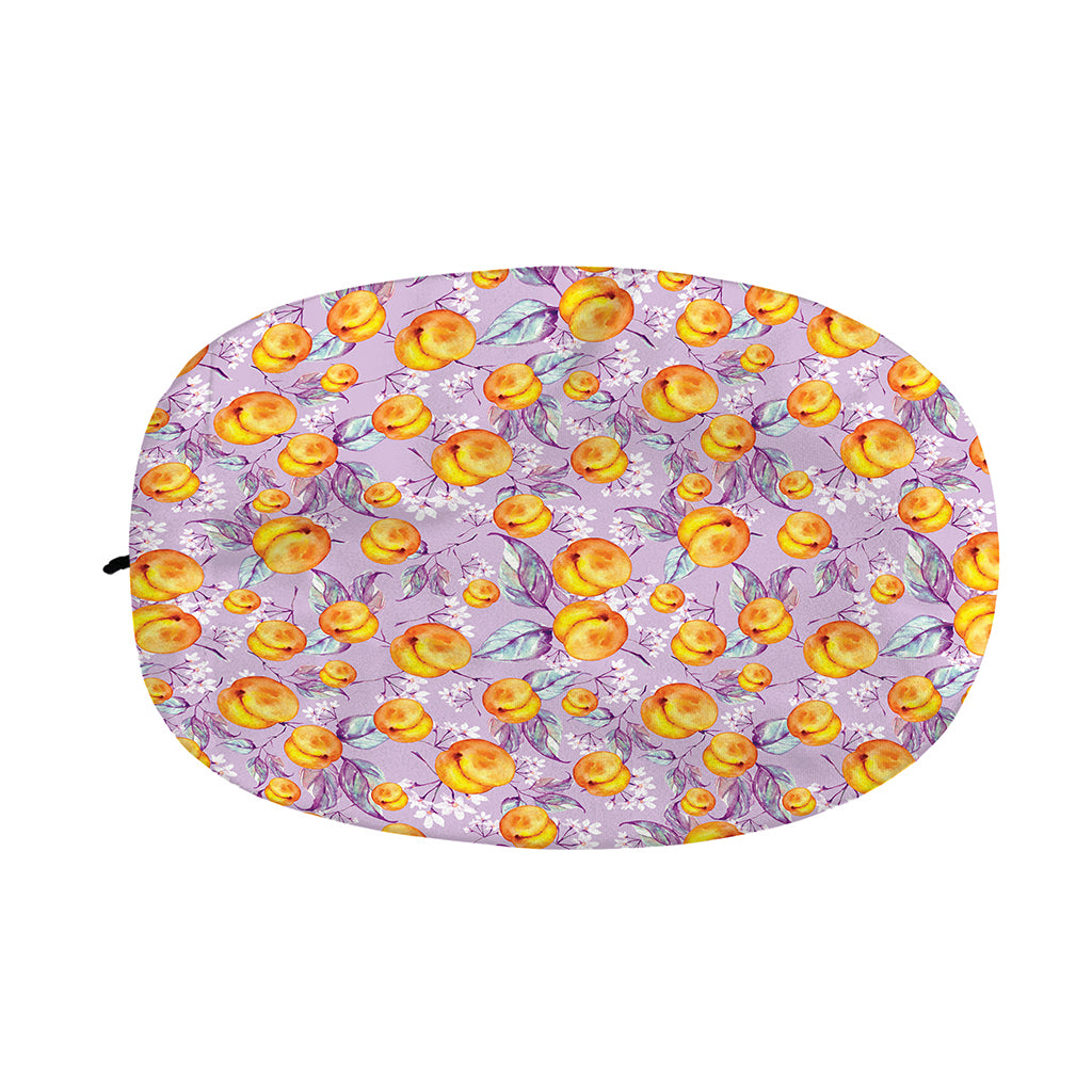 Watercolor Apricot Fruit Pattern Print Car Side Mirror Covers