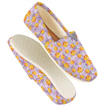Watercolor Apricot Fruit Pattern Print Casual Shoes