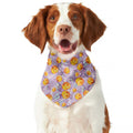 Watercolor Apricot Fruit Pattern Print Dog Bandana