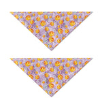 Watercolor Apricot Fruit Pattern Print Dog Bandana