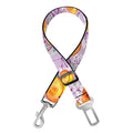 Watercolor Apricot Fruit Pattern Print Dog Seat Belt