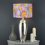 Watercolor Apricot Fruit Pattern Print Drum Lamp Shade