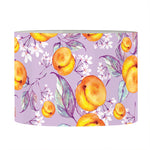 Watercolor Apricot Fruit Pattern Print Drum Lamp Shade
