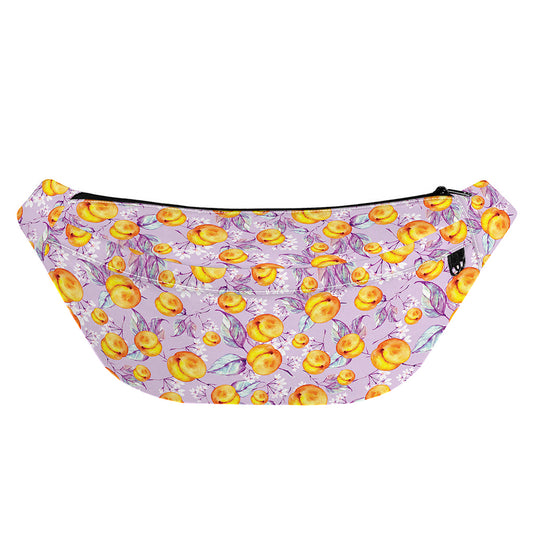 Watercolor Apricot Fruit Pattern Print Fanny Pack
