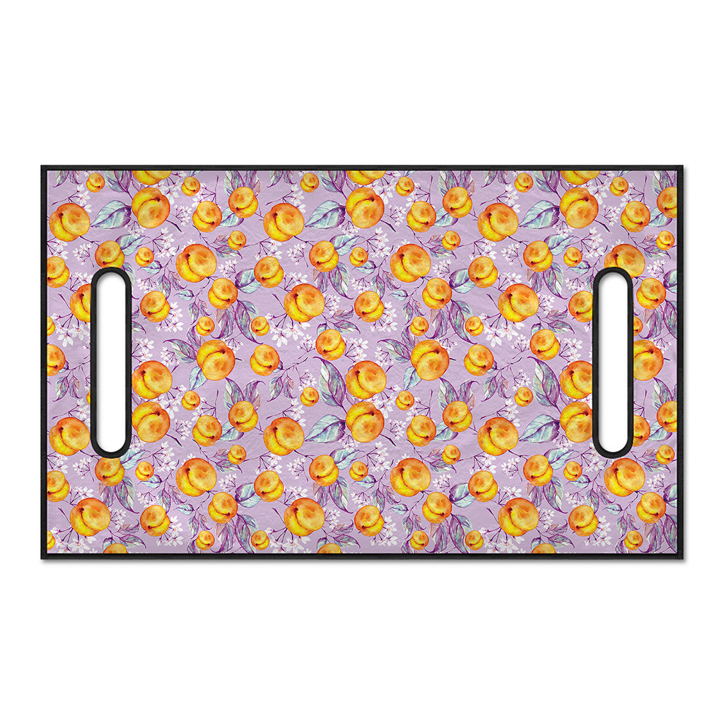 Watercolor Apricot Fruit Pattern Print Golf Cart Seat Cover