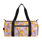 Watercolor Apricot Fruit Pattern Print Gym Bag