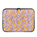 Watercolor Apricot Fruit Pattern Print Laptop Sleeve