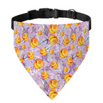 Watercolor Apricot Fruit Pattern Print Over The Collar Dog Bandana