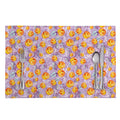 Watercolor Apricot Fruit Pattern Print Placemat
