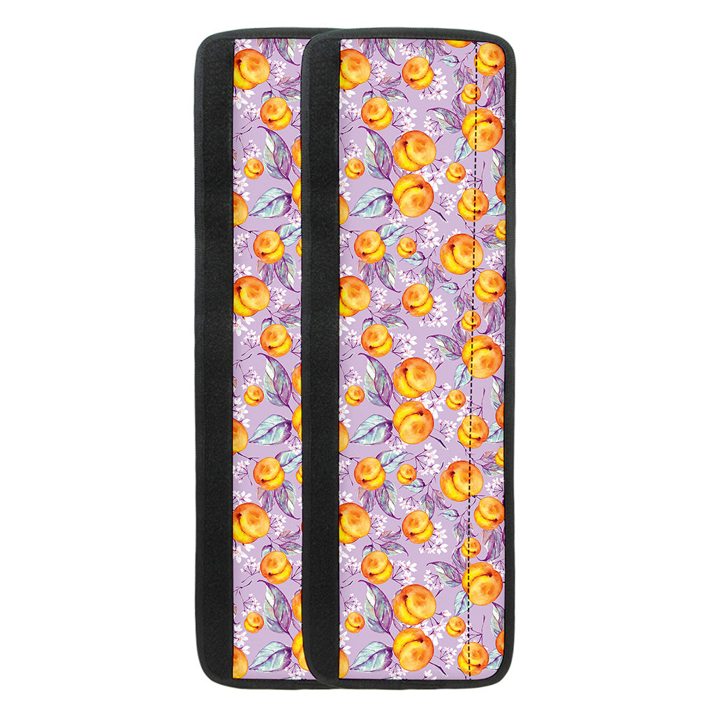 Watercolor Apricot Fruit Pattern Print Refrigerator Handle Covers