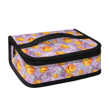 Watercolor Apricot Fruit Pattern Print Small Lunch Bag