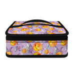 Watercolor Apricot Fruit Pattern Print Small Lunch Bag