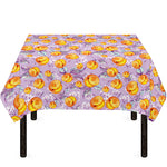 Watercolor Apricot Fruit Pattern Print Tablecloth