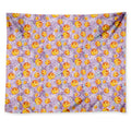 Watercolor Apricot Fruit Pattern Print Tapestry