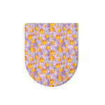 Watercolor Apricot Fruit Pattern Print Toilet Lid Cover