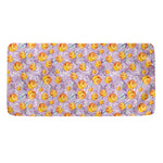 Watercolor Apricot Fruit Pattern Print Towel