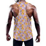 Watercolor Apricot Fruit Pattern Print Training Tank Top
