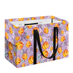 Watercolor Apricot Fruit Pattern Print Utility Tote Bag