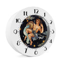 Watercolor Aquarius Zodiac Sign Print Alarm Clock