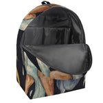Watercolor Aquarius Zodiac Sign Print Backpack