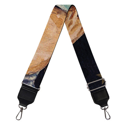 Watercolor Aquarius Zodiac Sign Print Bag Strap