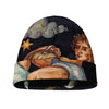 Watercolor Aquarius Zodiac Sign Print Beanie